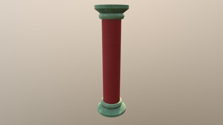 Chinese Column 3D Model