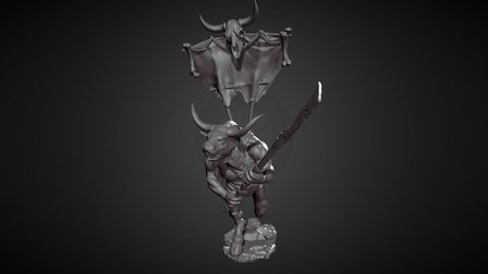 Minotaur Banner 500k 3D Model