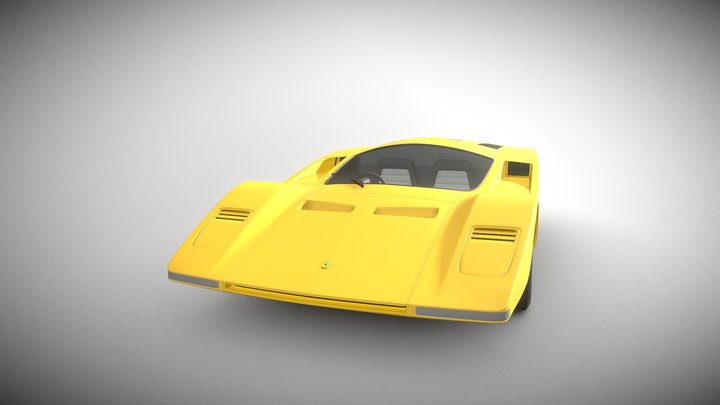 Ferrari Pininfarina 512 S Speciale 3D Model