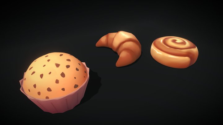 Baked Goods 3D Model