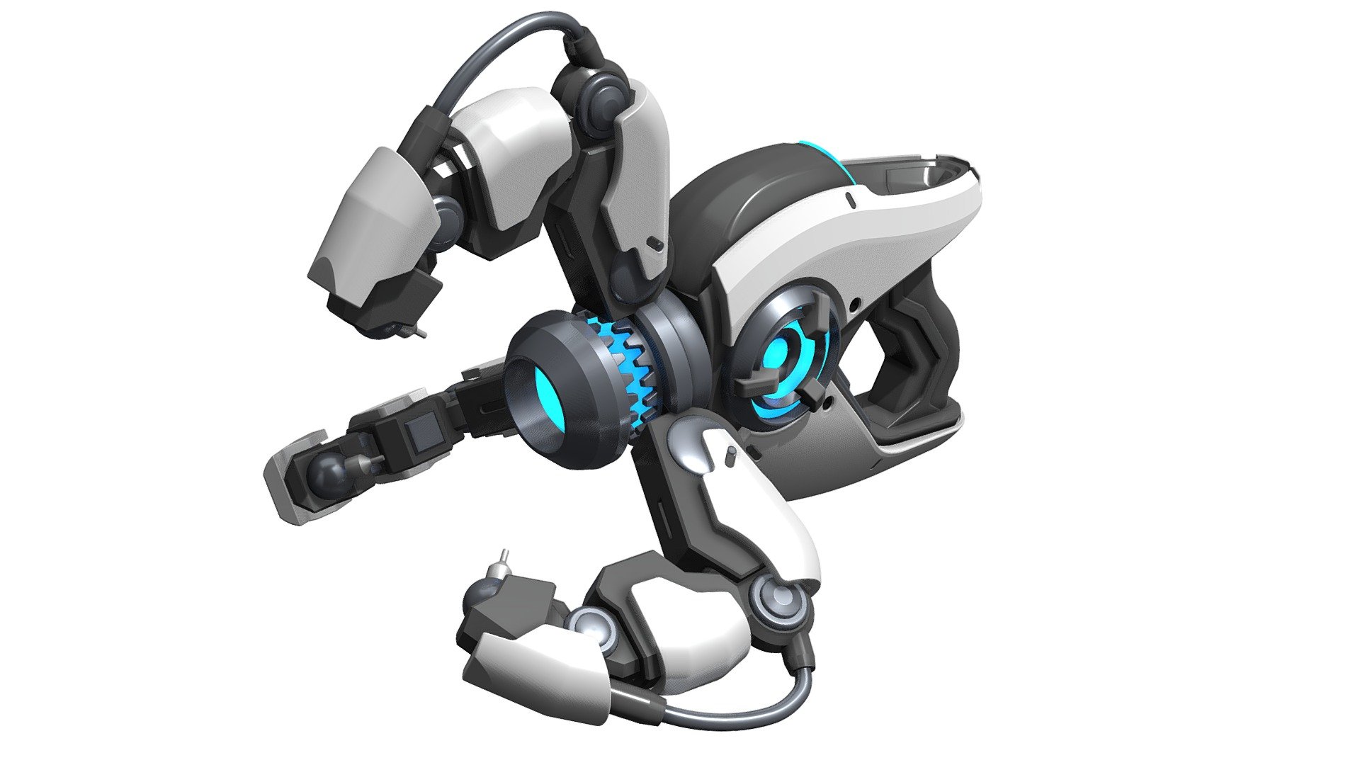 Symmetra Blaster - Overwatch - Printable STL - Buy Royalty Free 3D ...