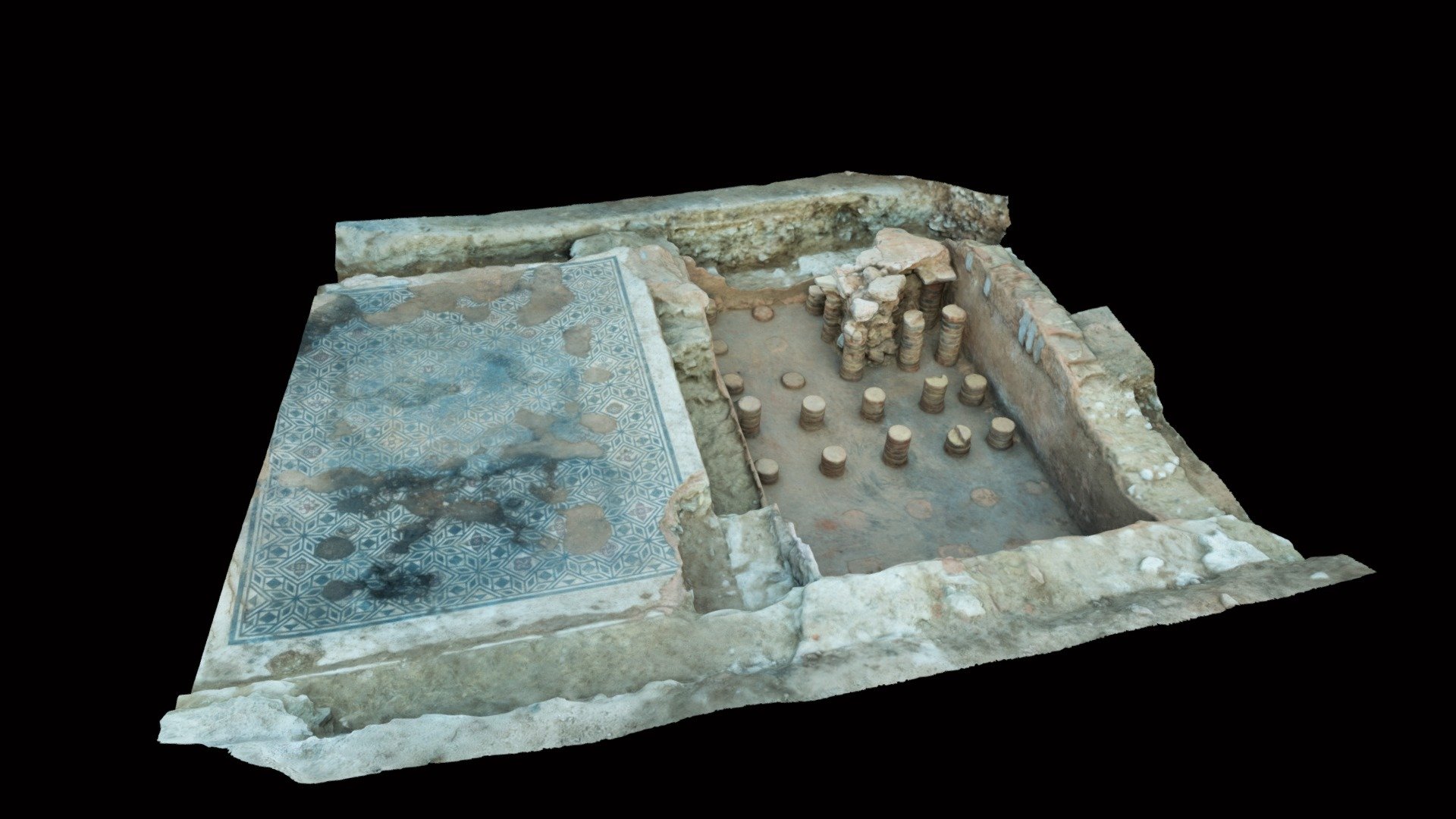 Hypocauste_ Sainte-Colombe_Le Bourg (69) - 3D model by Elio (@Dokkho ...