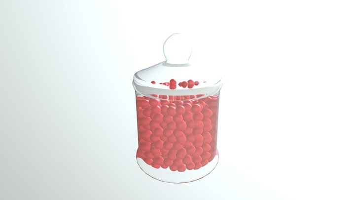 Jar Of Sweets 3D Model