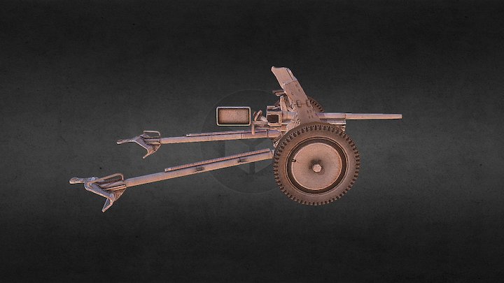 Pak36 3D Model