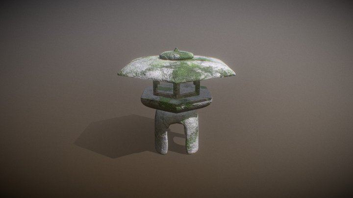Garden Lantern 03 3D Model