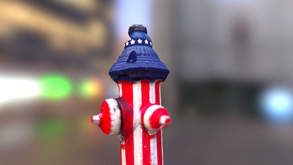 USA Fire Hydrant #3DST17