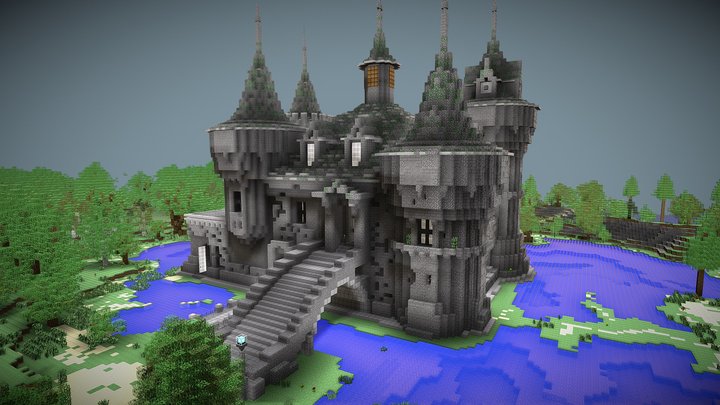 Boldt Castle - Power House 3D Model