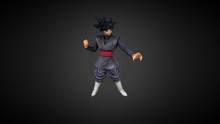 Model Black Goku 3D Model