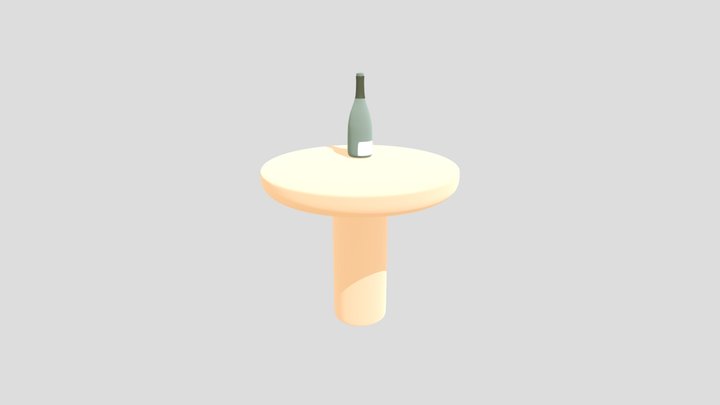 Actividad A3 Modelado De Botella David Mendoza 3D Model