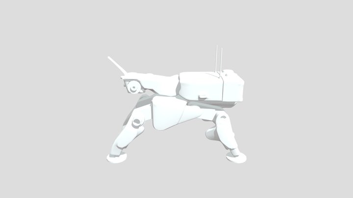 Robot Dog // Spot // Gameready_model