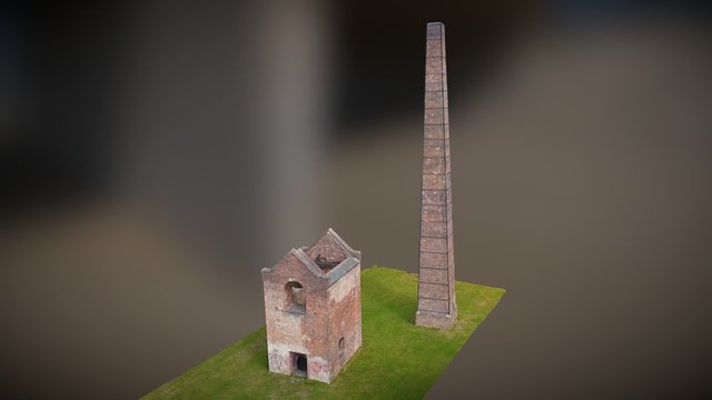 Drone Chimney Inspection - Cobbs Engine House 3D Model