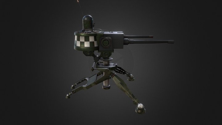 Turret TF3 3D Model