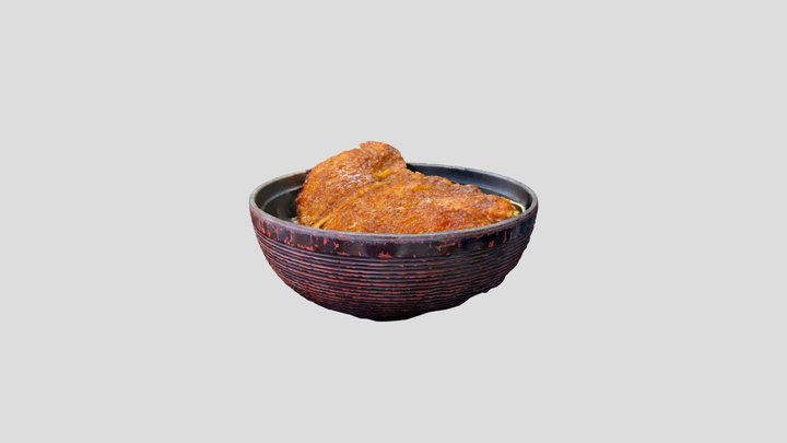Sauce Katsudon 3D Model
