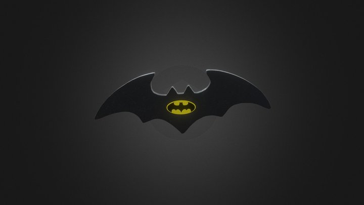 Batman Boomerang 3D Model