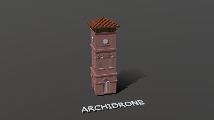 MELAKA CLOCK TOWER 3D Model