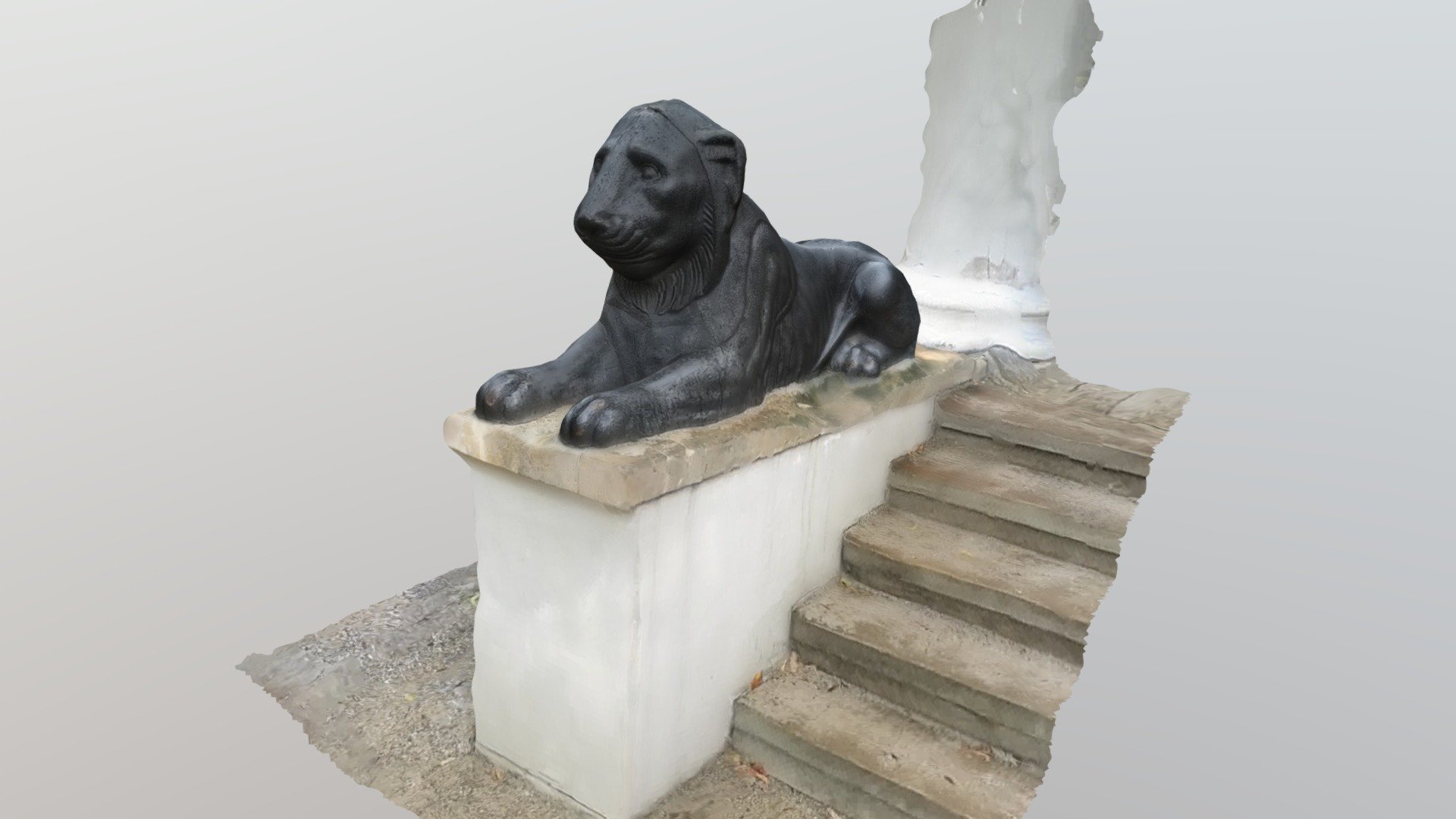 Lion-Sphynx sculpture