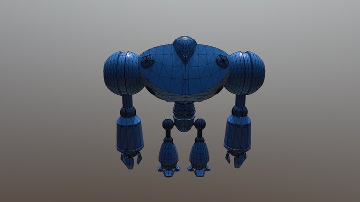 Robot UVs 3D Model