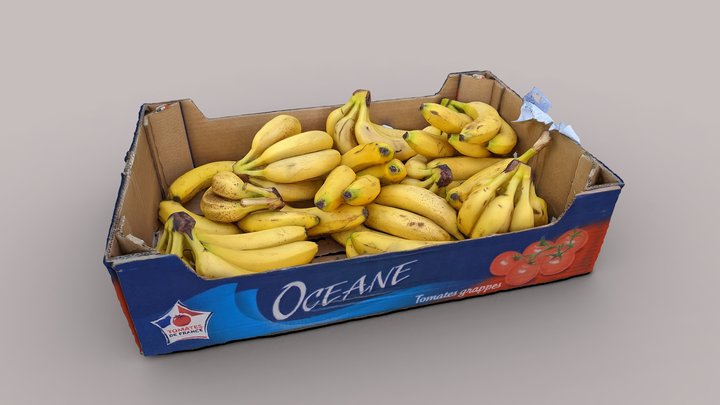 Banana crate 3D Model