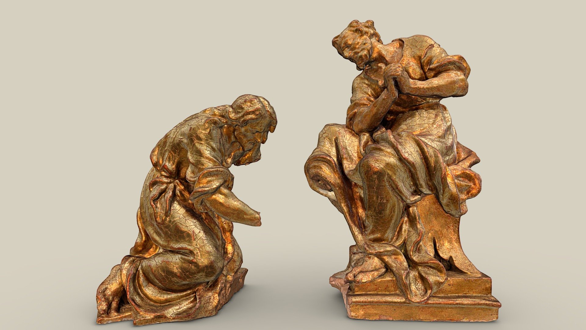 Christus wäscht Petrus die Füße — Sketchfab embed 3D viewer
