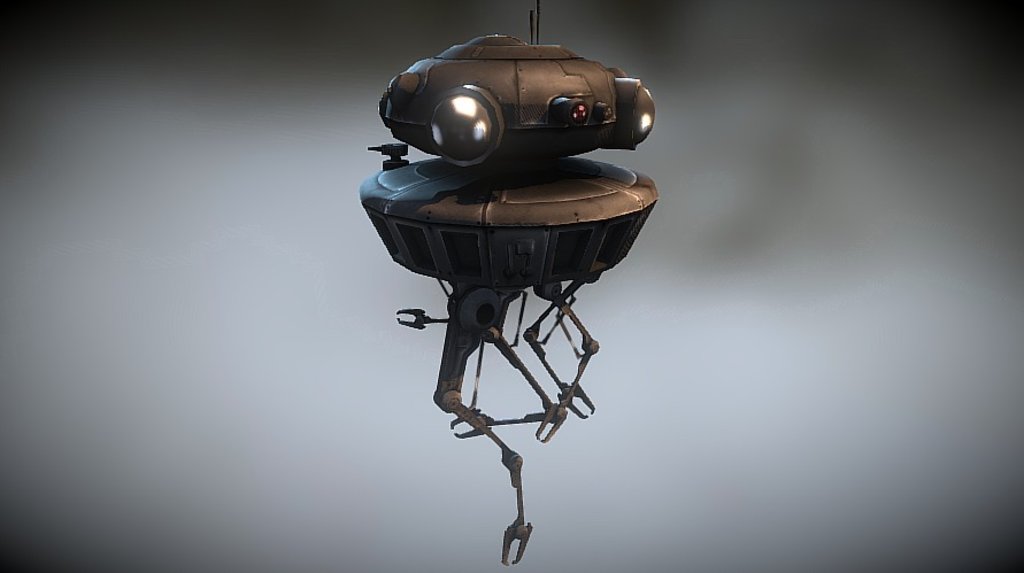 Probe Droid - 3d Model By Jonlundy3d [15b374e] - Sketchfab