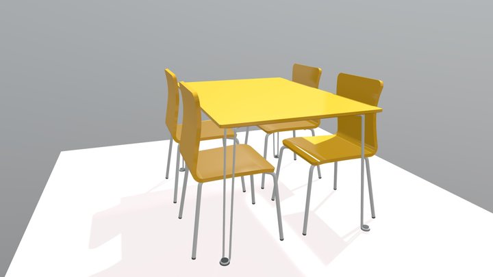 Table & Chair Sets 3D Model