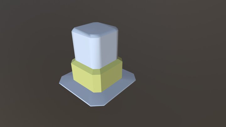 Clash Of Clans Wall Level 12 3D Model