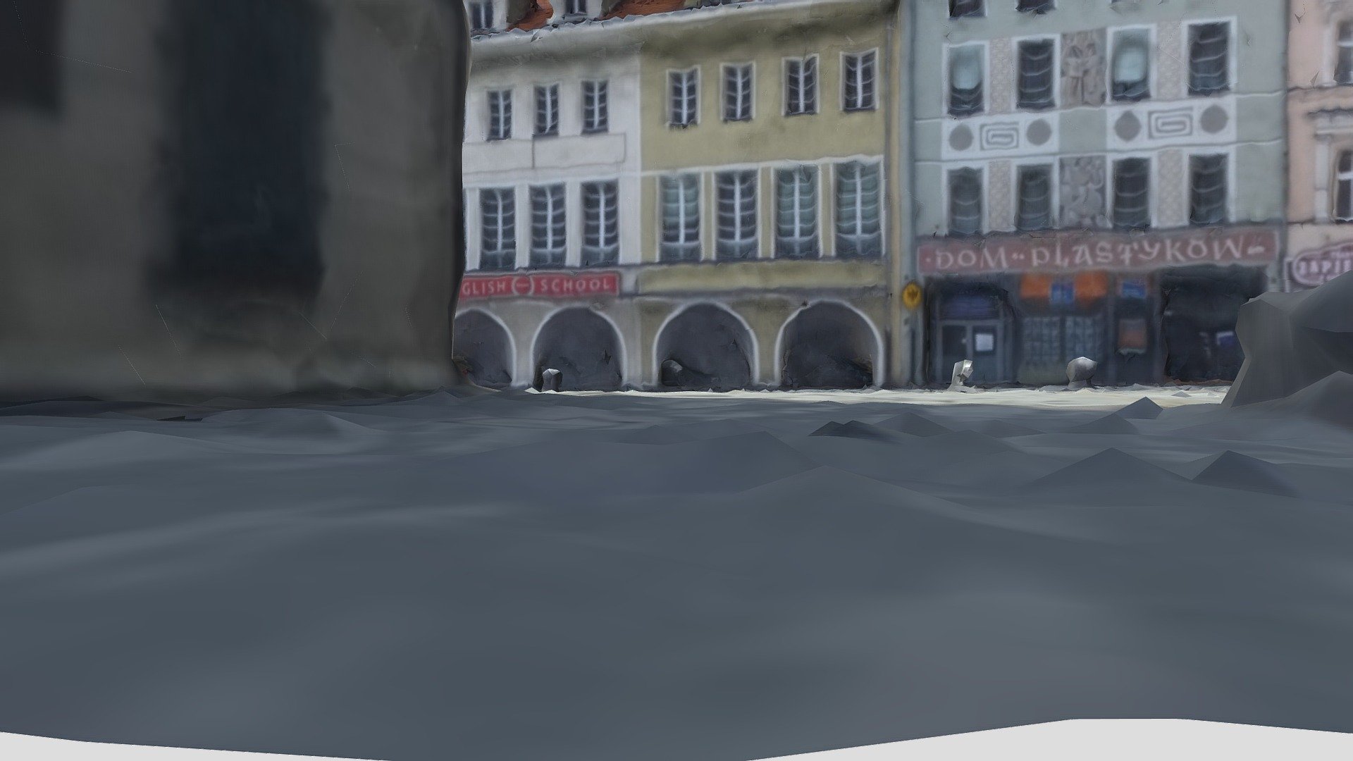gliwice_rynek_simplified_3d_mesh