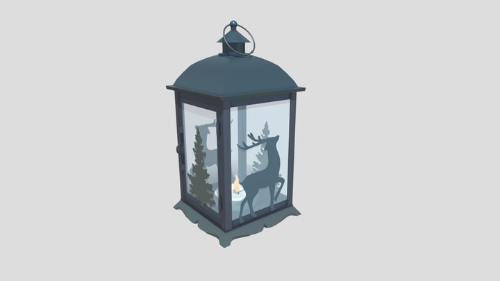 Christmas Lantern - XYZ Speedraft 3D Model