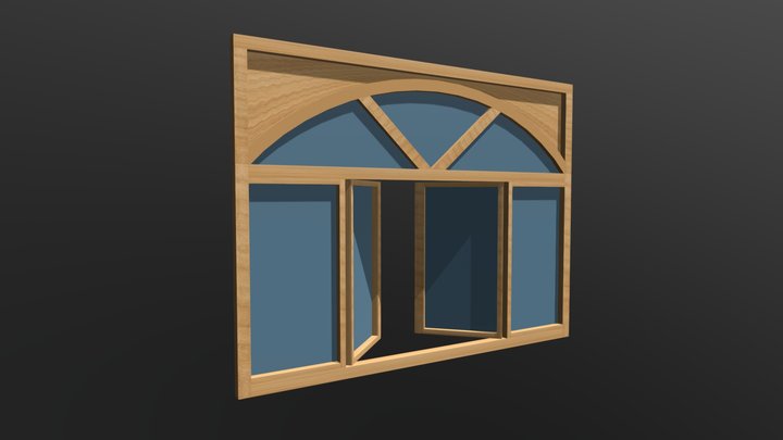 ventana cocina 3D Model