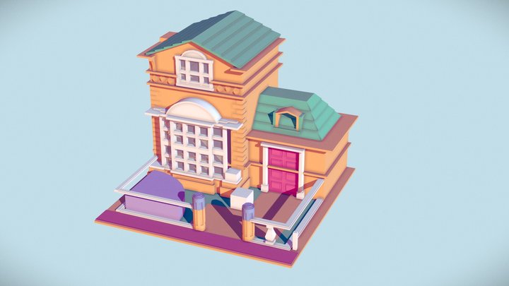 Polly Pocket Hotel WIP 3D Model