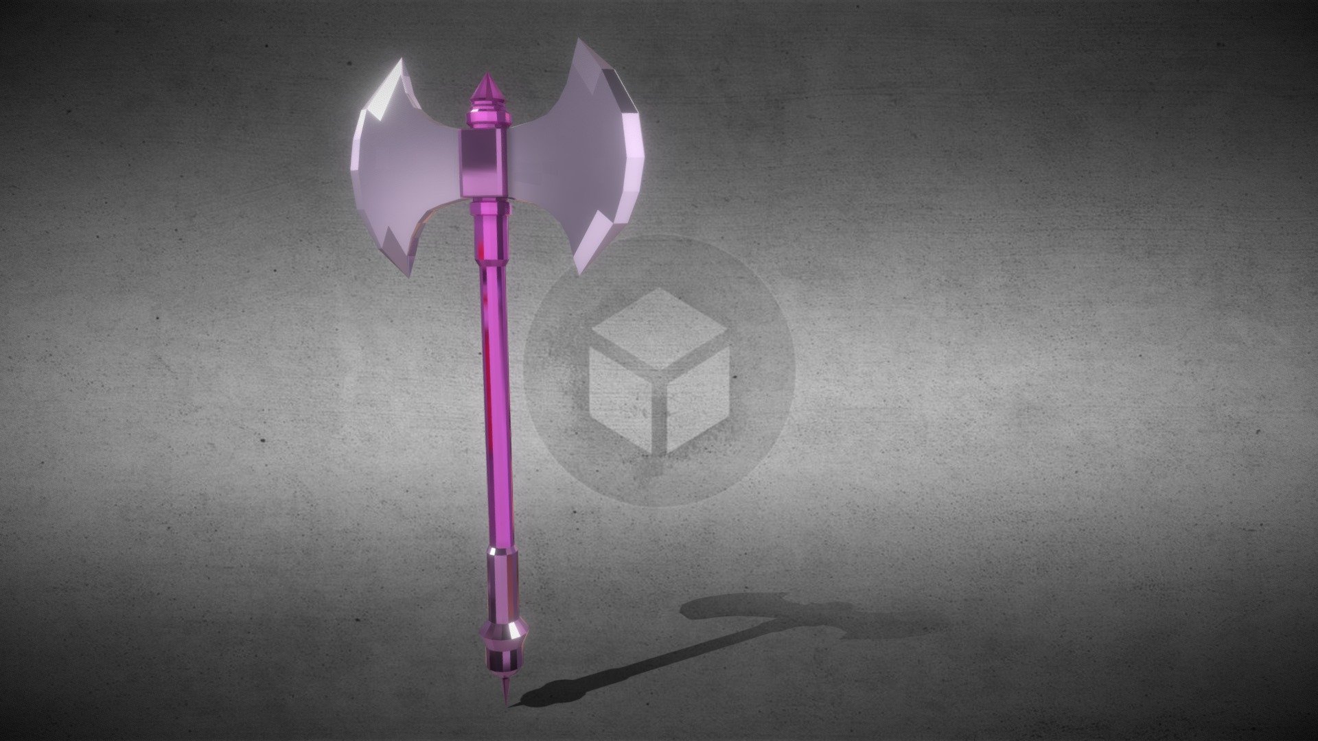 Medieval Pink Axe - 3D model by bebellp [15b83aa] - Sketchfab