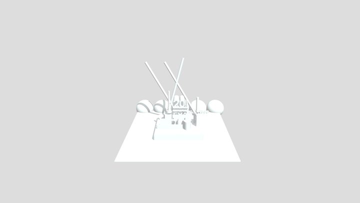 Model Fox logo 3D Model