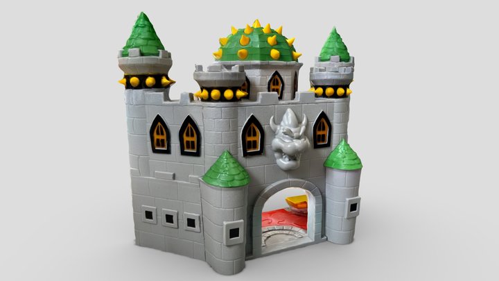 Bowser's 3D Castle: Photogrammetry Scan 3D Model