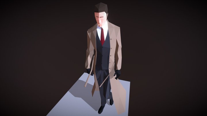Detective 3D Model