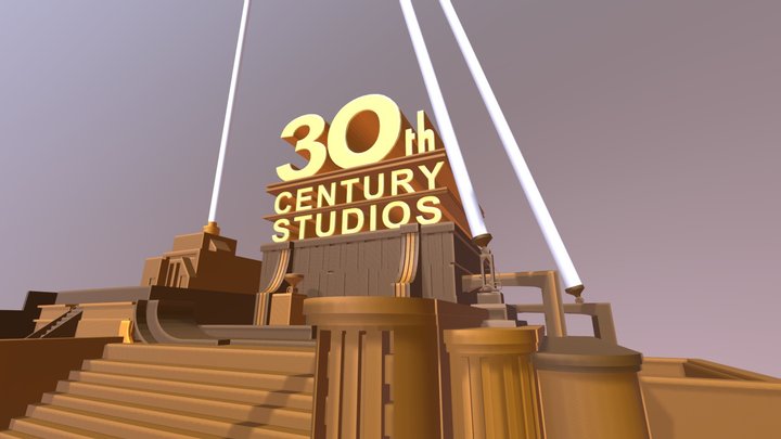 30th Century Studios Logo 3D Model