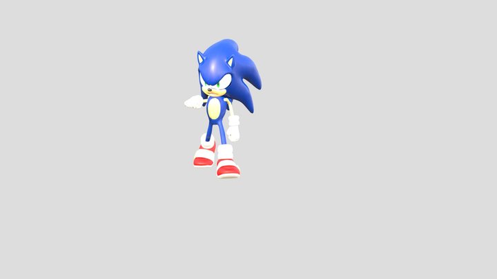 Sonic Test 3D Model