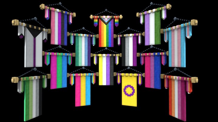 Pride Showcase 3D Model