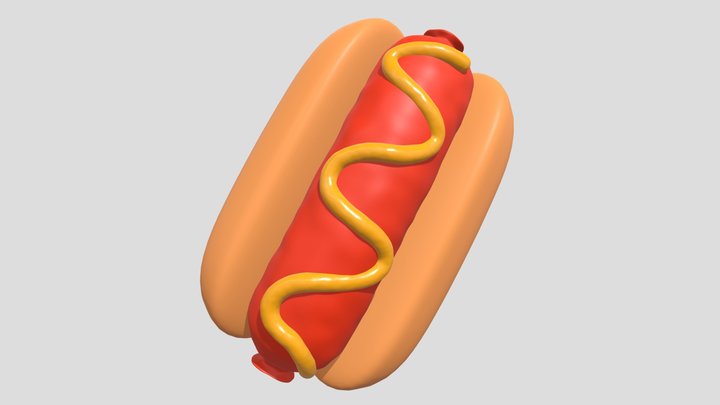 Hot dog 3D Model