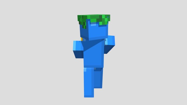 me holding gift 3D Model