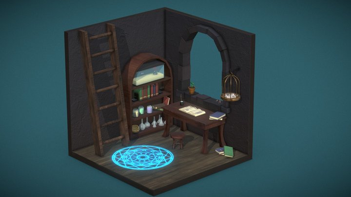 Wizards Workshop 3D Model