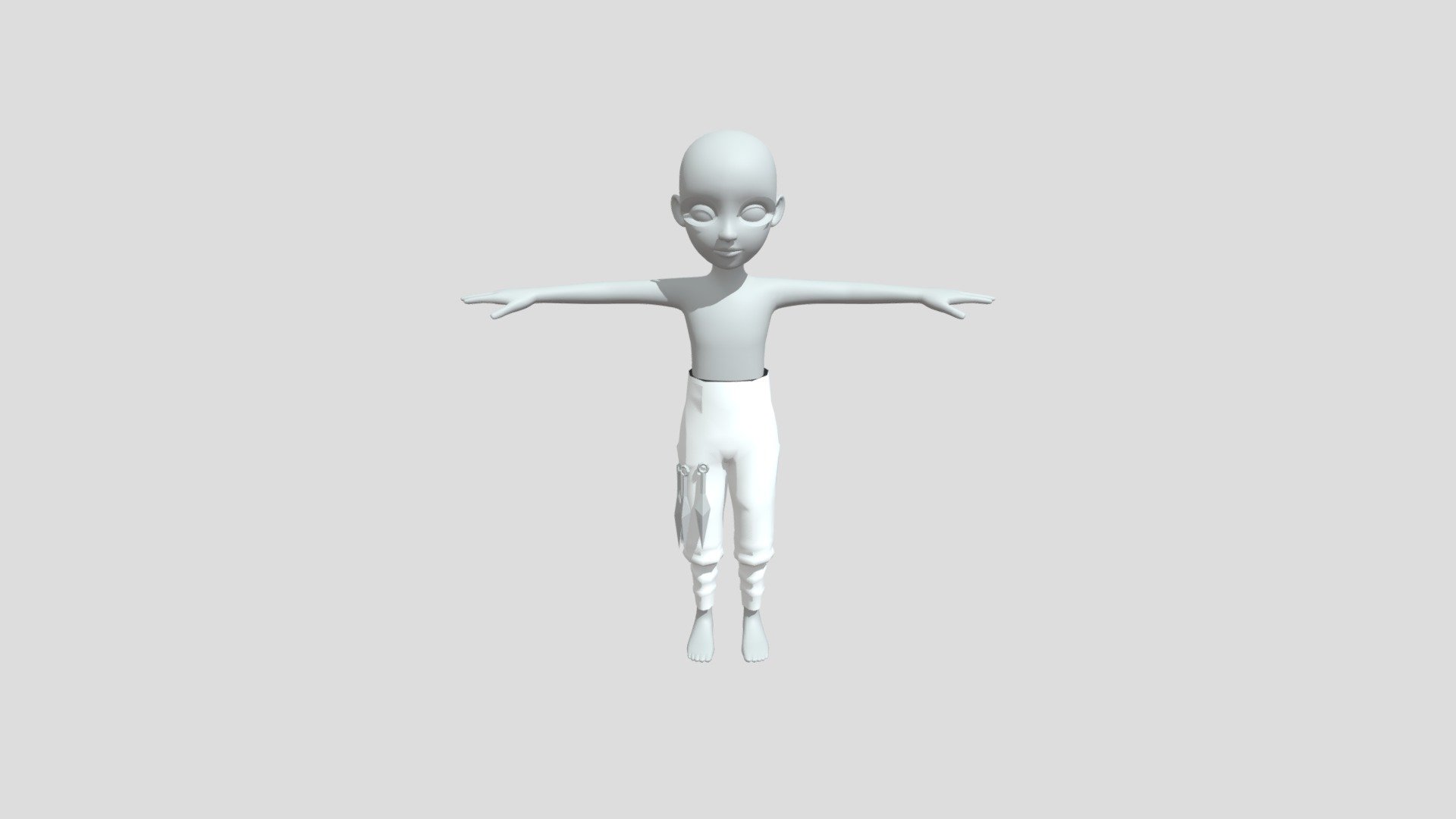 Bottom FBX file prefab zepeto template 3D Item - Download Free 3D model ...