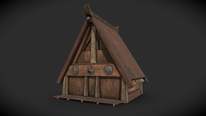 Viking house 3D Model
