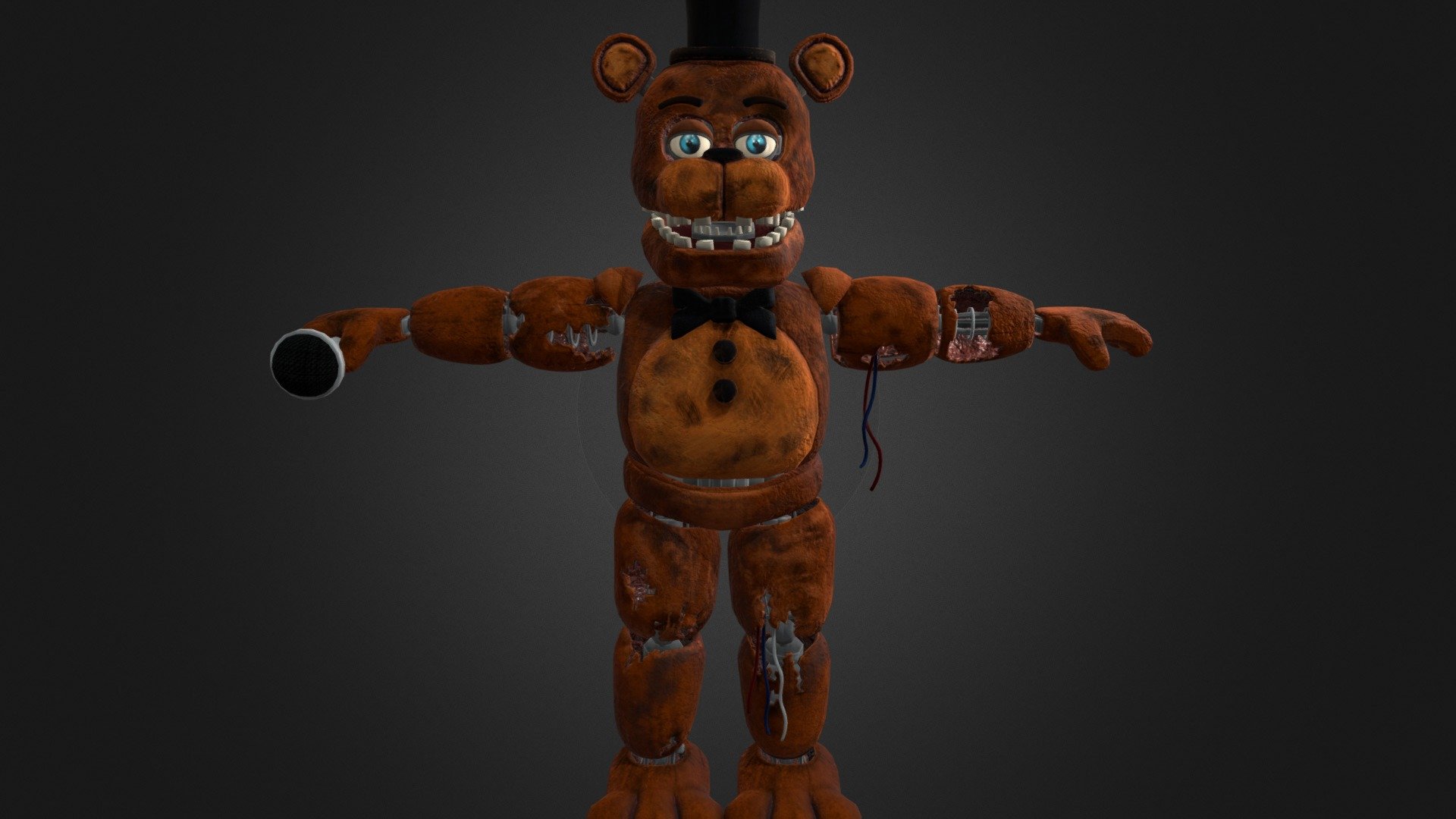 Withered Freddy Help Wanted - Download Free 3D model by JuztAndy. 
