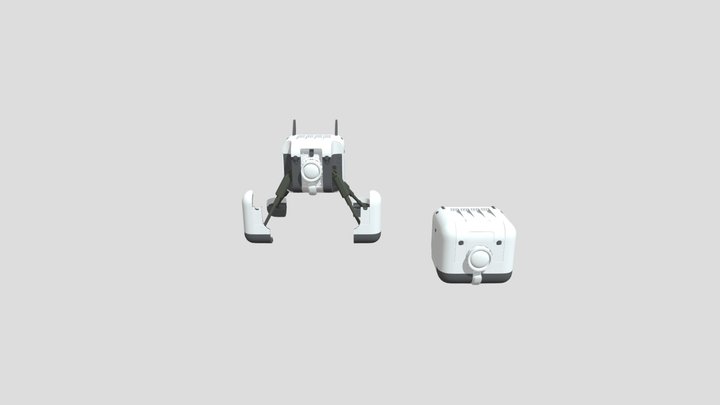 Robot Camera 3D Model