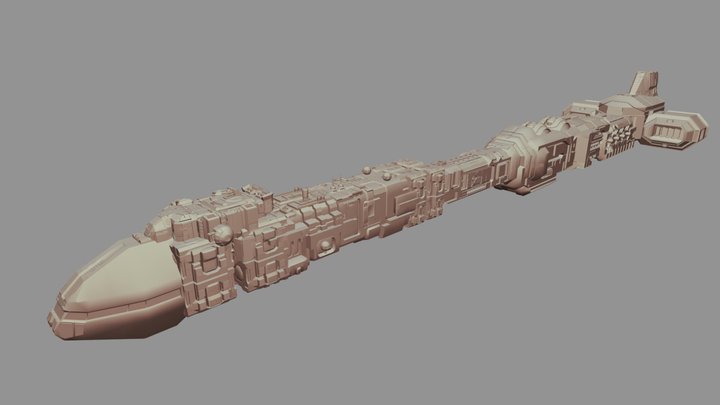 Deep Space Probe 09 3D Model