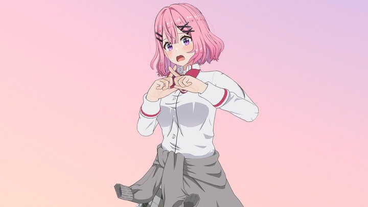 Renako Amaori  (Watanare) 3D Model