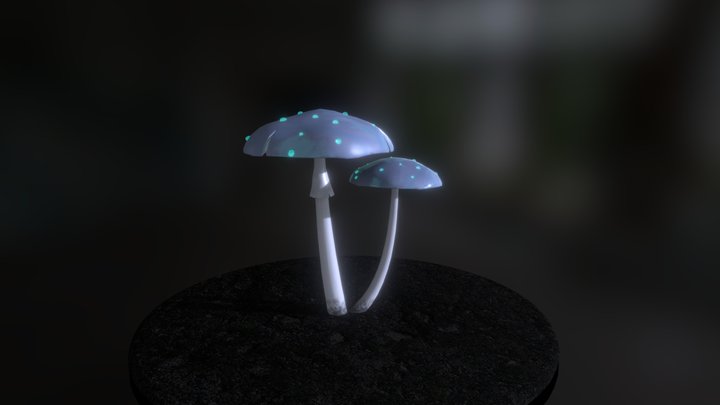 Mushrooms 3D Model