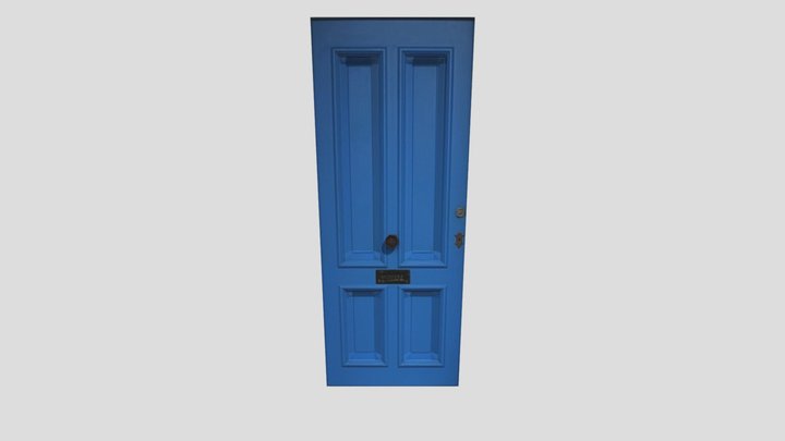 Blue Door 3D Model