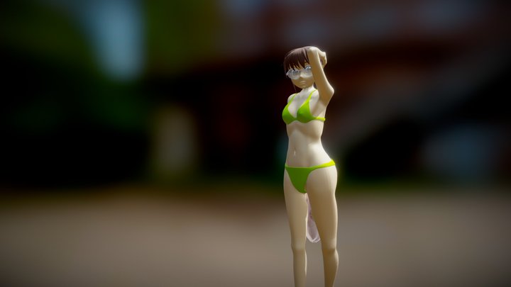 Yuki_Nagato 3D Model