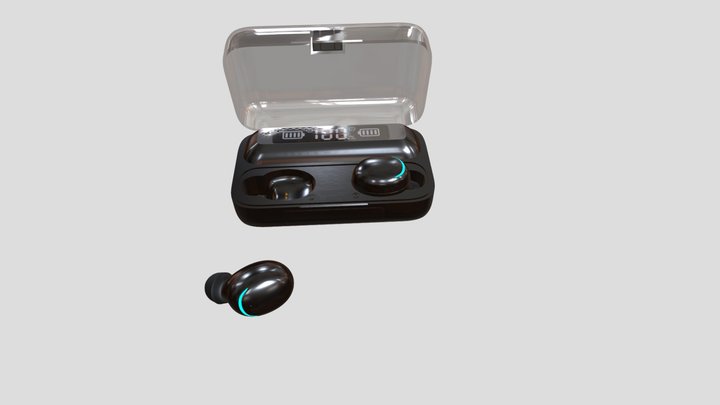 Wireless Headphones - headphones f9-5 3D Model